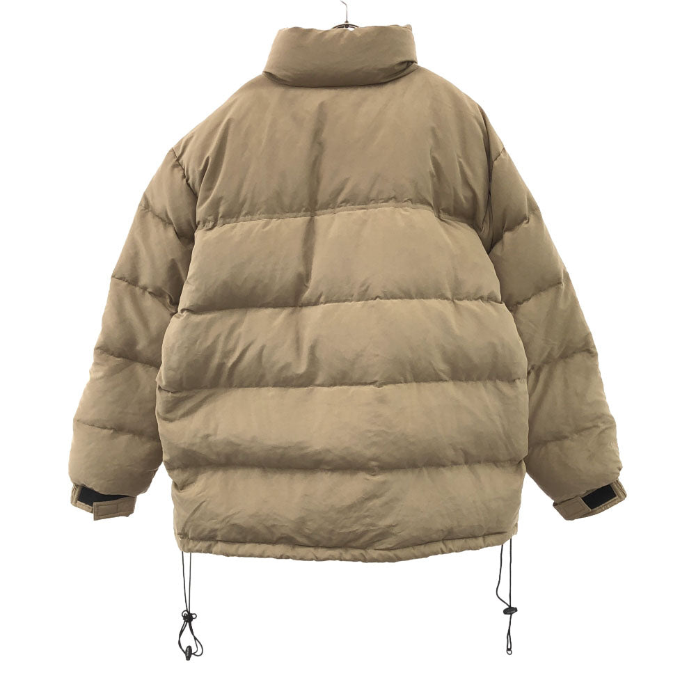 bitch ビッチ ロゴ刺繍 ダウンジャケット L ベージュ メンズ