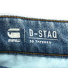 ジースターロウ 3D TAPERED ダメージ加工 テーパードデニムパンツ W32 G-STAR RAW ジーンズ メンズ