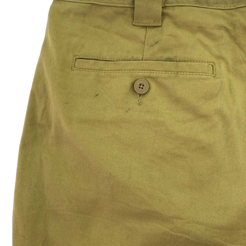ディッキーズ ロゴワッペン ツータック テーパードパンツ w32 ベージュ Dickies メンズ