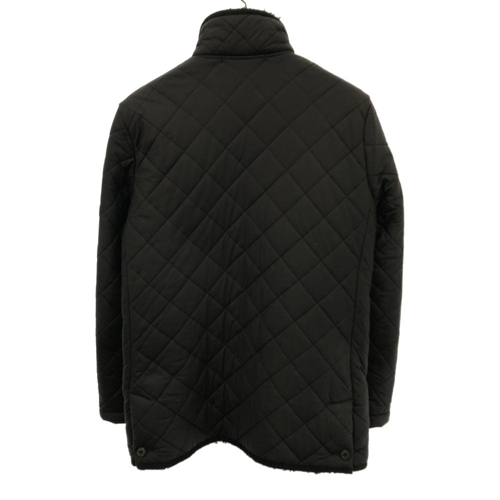 MACKINTOSH SCOTLAND マッキントッシュスコットランド 英国製 キルティングジャケット 38 ブラック 裏ボア レディース