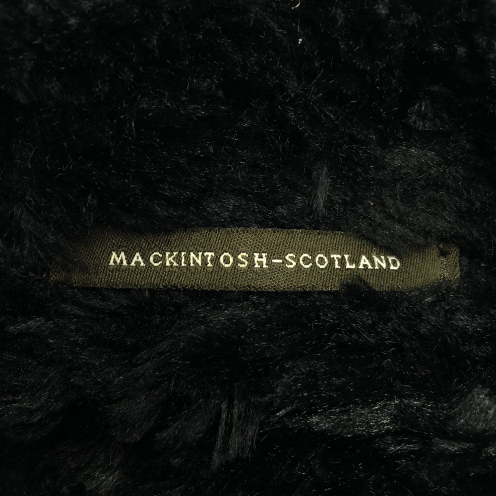 MACKINTOSH SCOTLAND マッキントッシュスコットランド 英国製 キルティングジャケット 38 ブラック 裏ボア レディース