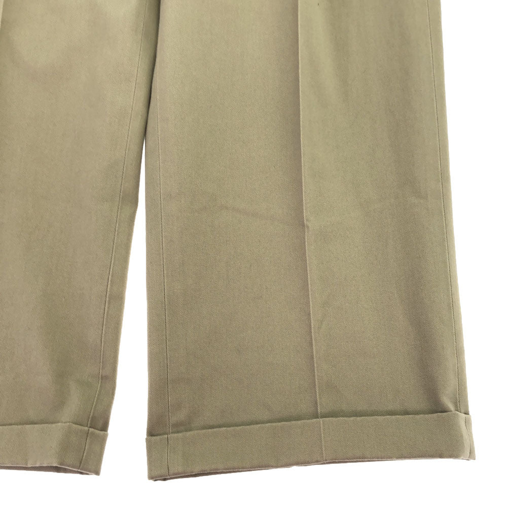 エルエルビーン スラックスパンツ w36 ベージュ L.L.Bean センタープレス アウトドア メンズ