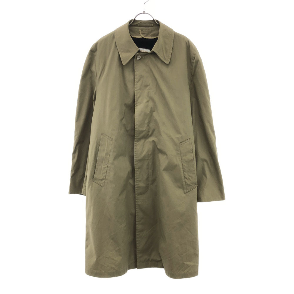 LONDON FOG ロンドンフォグ 70s イギリス製 ヴィンテージ ボアライナー付き ステンカラーコート 38 ベージュ メンズ
