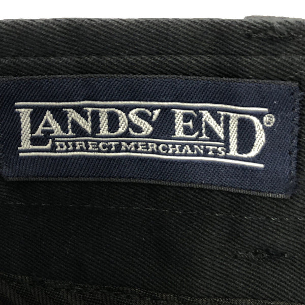 ランズエンド コットンパンツ 36 ブラック LANDS' END メンズ