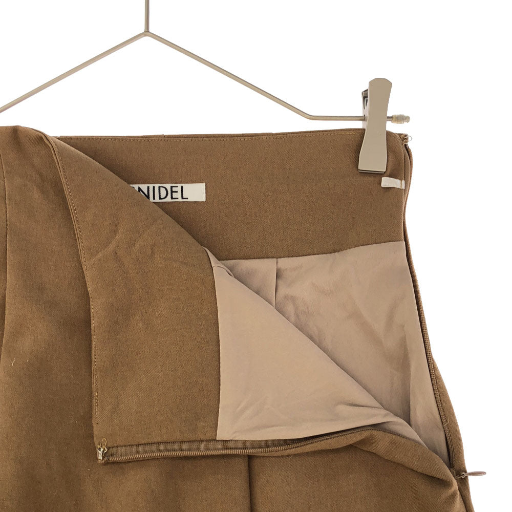 スナイデル マキシ丈 スリット入り マーメイドスカート 0 ブラウン SNIDEL SWFS214223 裏地付き レディース