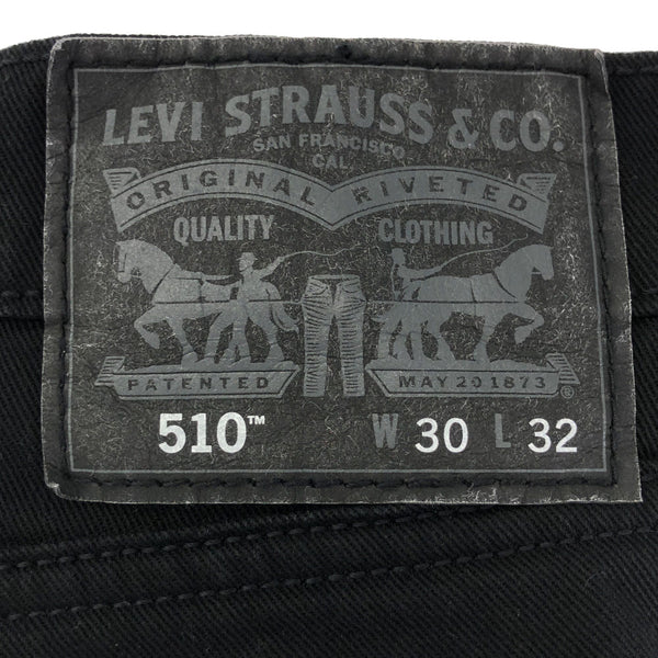 リーバイス 510 スキニーデニムパンツ w30 ブラック Levi's ジーンズ メンズ