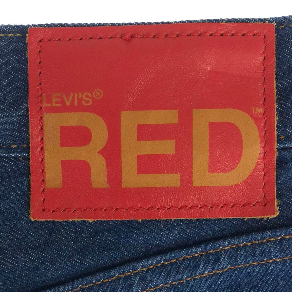 リーバイスレッド HIGH LOOSE ワイドデニムパンツ w27 Levi's RED 裾折り返し レディース