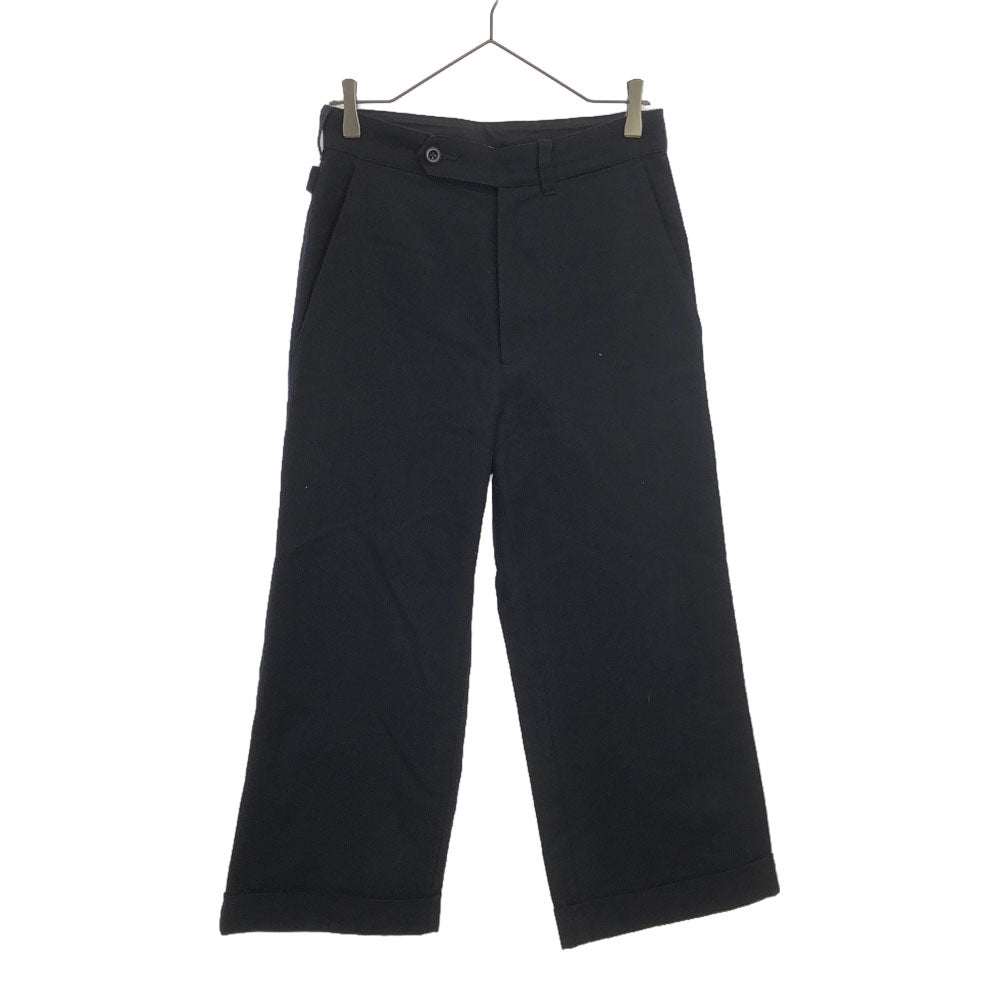 エムエイチエル ウールブレンド ワイドパンツ 1 ネイビー MHL. レディース