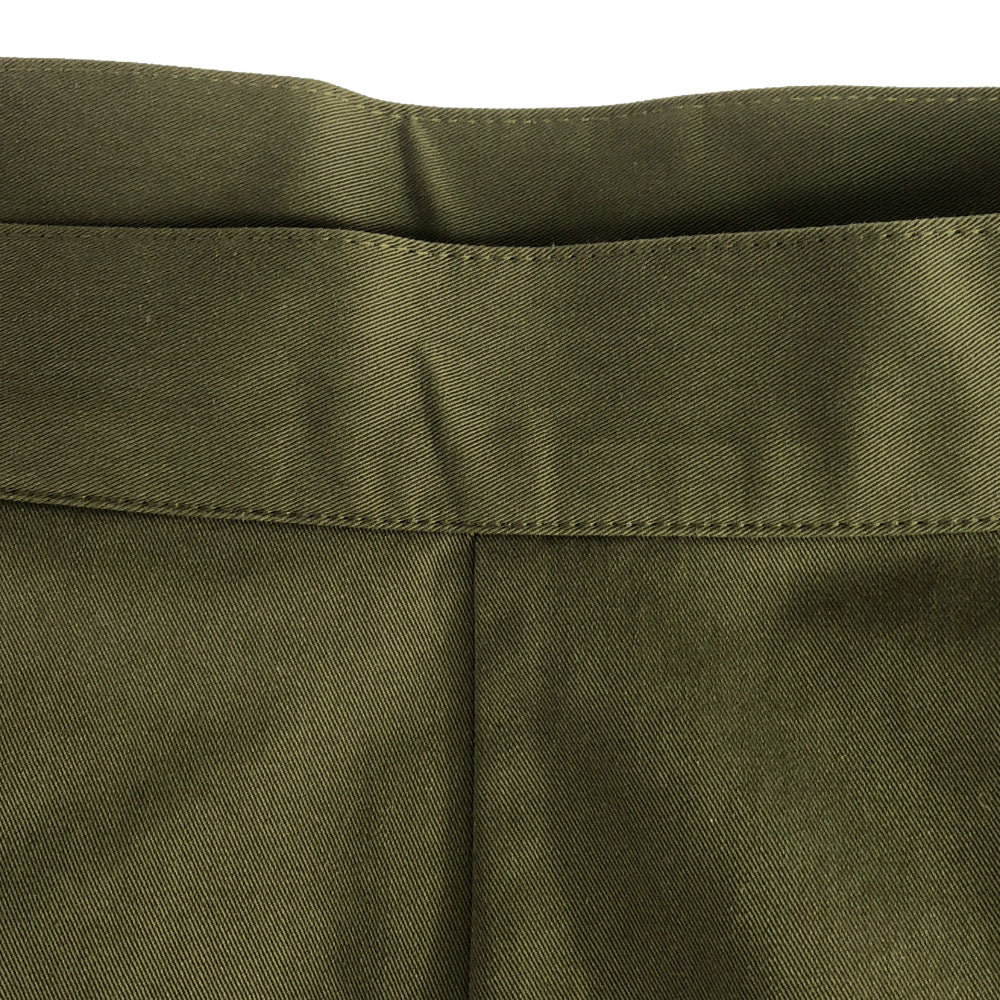 Lin Francais d`antan ランフランセダンタン 日本製 コットン タック パンツ 1 カーキ レディース