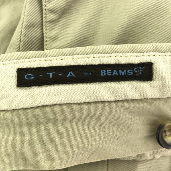 ジーティーアー BEAMS テーパードパンツ 46 ベージュ系 GTA メンズ