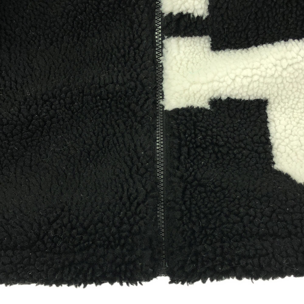 ギャップ ロゴ ボアジャケット M ブラック系 GAP メンズ