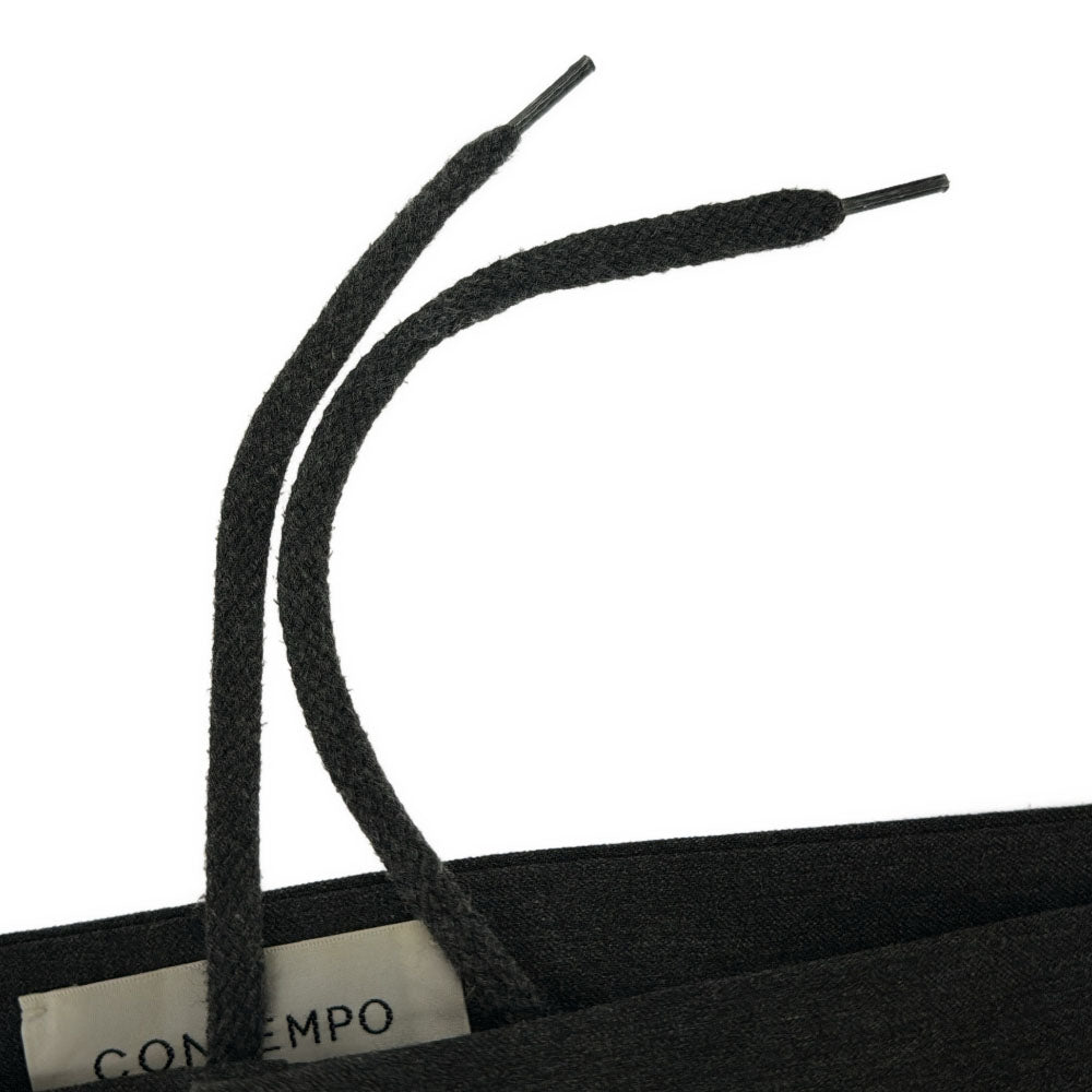 CONTEMPO コンテンポ 日本製 テーパードパンツ SMALL グレー メンズ