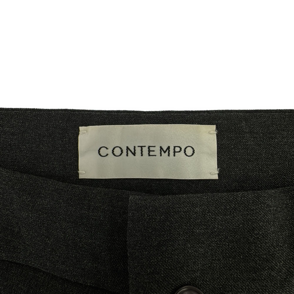 CONTEMPO コンテンポ 日本製 テーパードパンツ SMALL グレー メンズ
