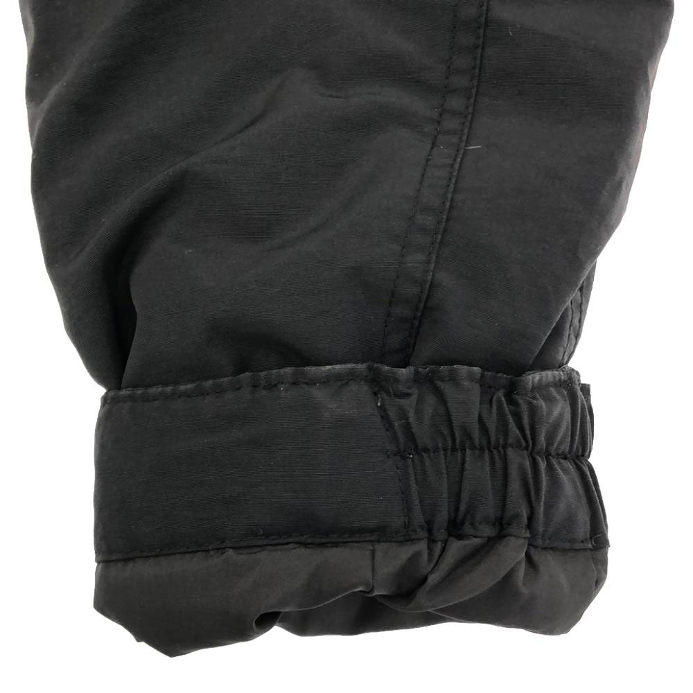 コロンビア ×キネティクス ロゴ刺繍 ダウンジャケット S ブラック Columbia Kinetics アウトドア  PM5875 フェイクファー メンズ