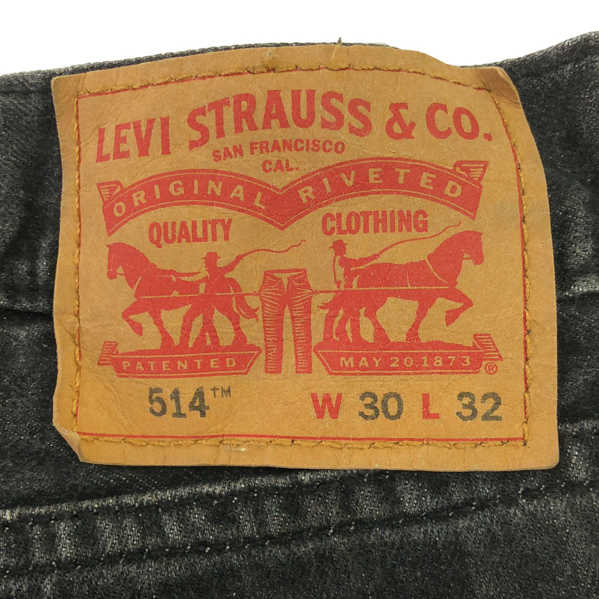 Levi's リーバイス 514 ストレートデニムパンツ w30 グレー系 ジーンズ メンズ