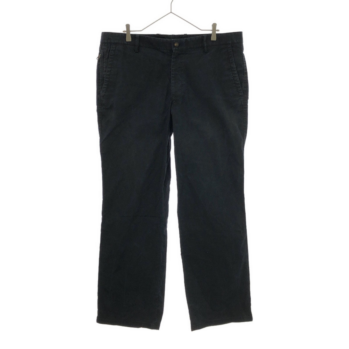 JOSEPH ABBOUD ジョセフ アブード コーデュロイパンツ w100 ブラック ビッグサイズ メンズ