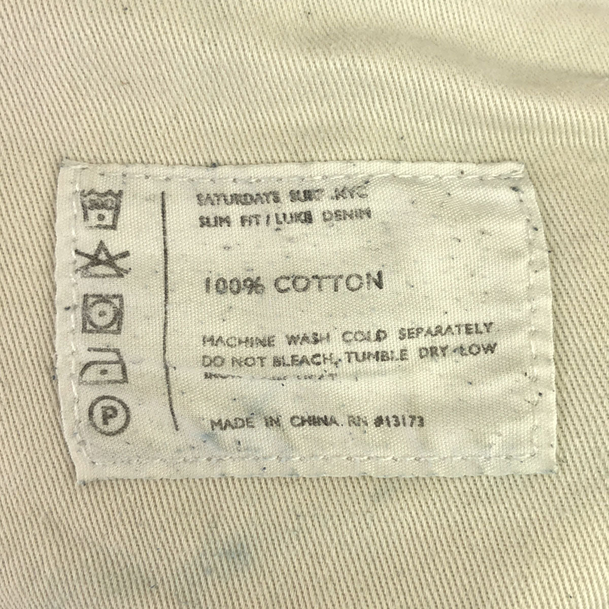 SATURDAYS SURF NYC サタデーズサーフニューヨークシティー クロップド デニムパンツ w28 ジーンズ メンズ