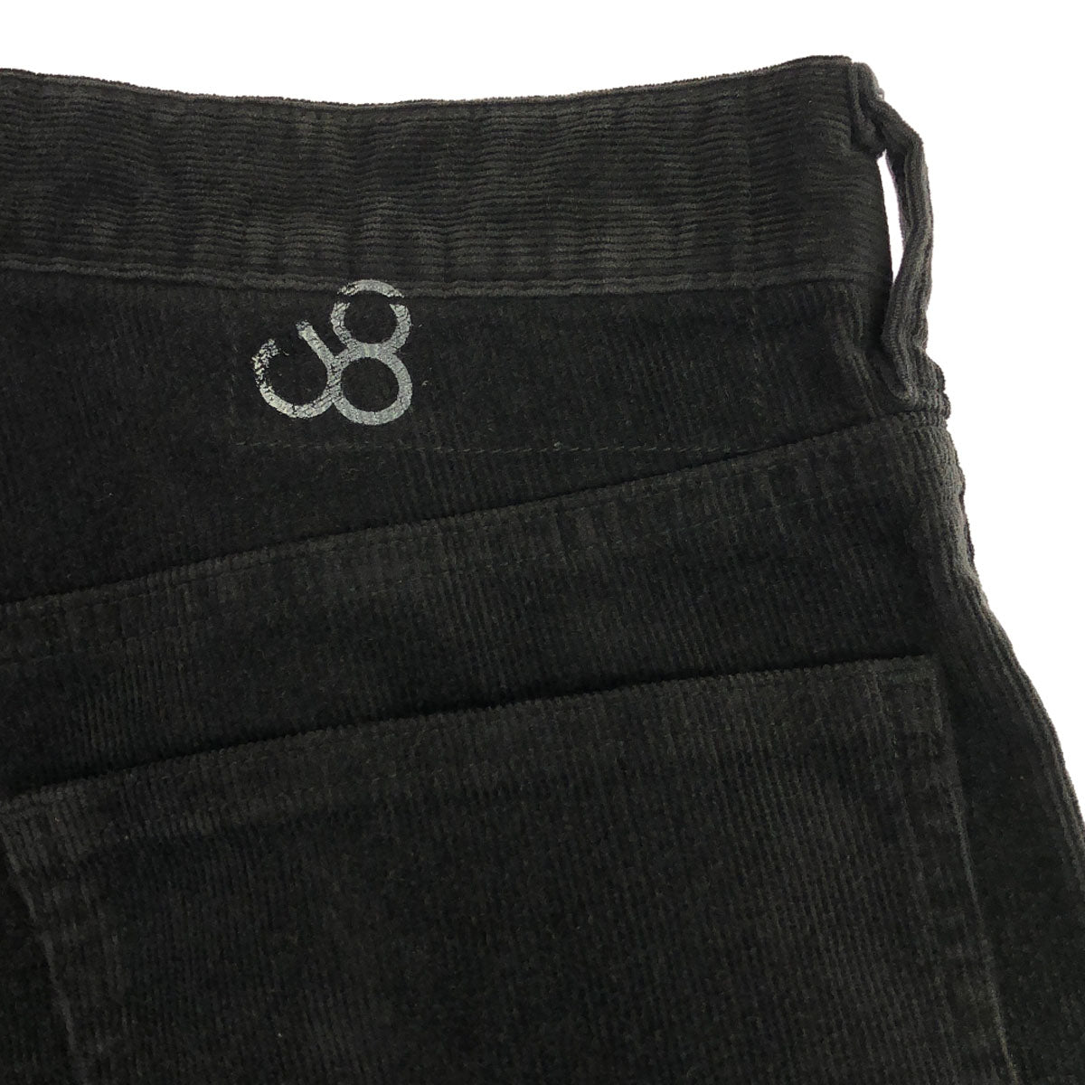 Johnbull ジョンブル 日本製 ロゴスタンプ ストレート コーデュロイパンツ S グレー系 メンズ