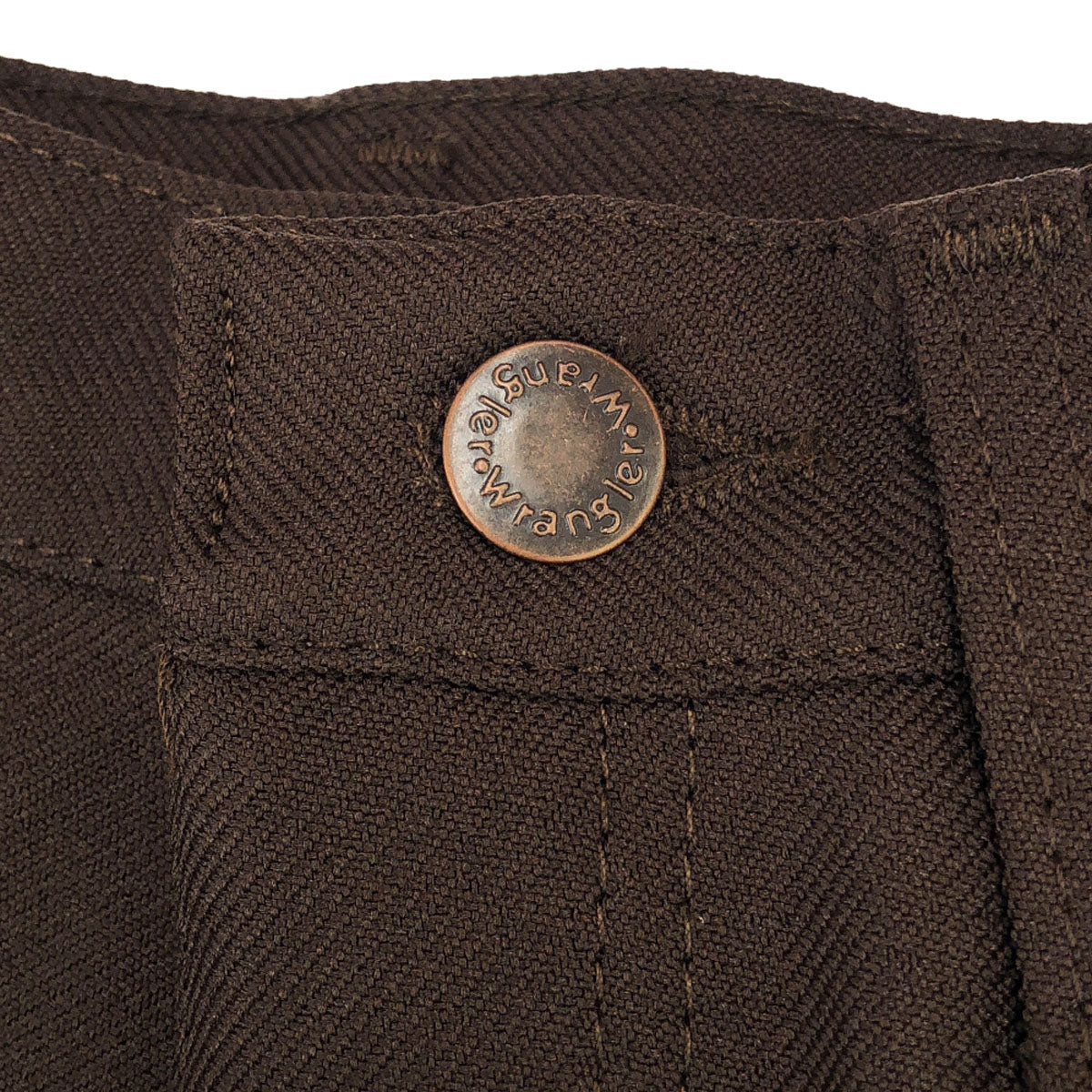 Wrangler ラングラー ランチャーパンツ オールド ストレートパンツ w30 ブラウン センタープレス メンズ