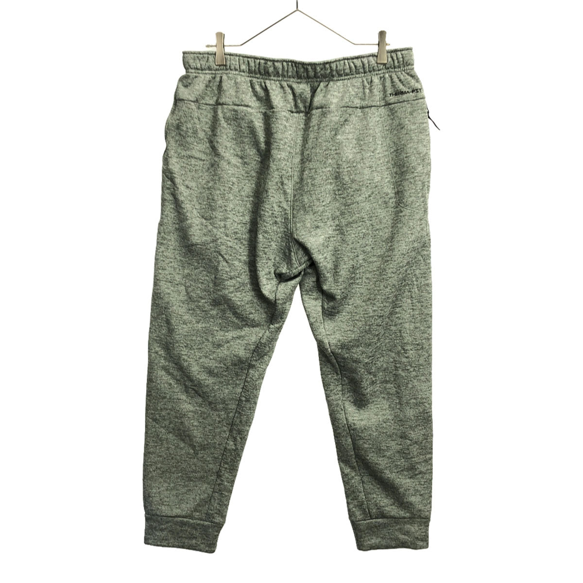 NIKE ナイキ ロゴ刺繍 スウェットパンツ XL グレー系 裏起毛 ウエストゴム メンズ