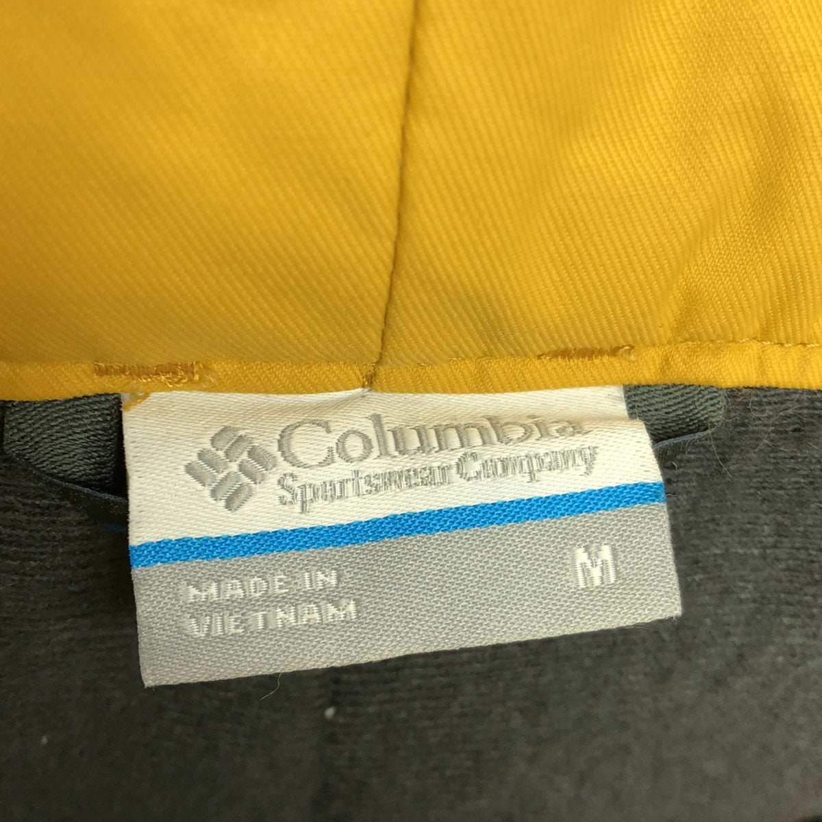 Columbia コロンビア ロゴ刺繍 スノーボード 中綿ロングパンツ M マスタード アウトドア SE8360　スノーボードパンツ メンズ