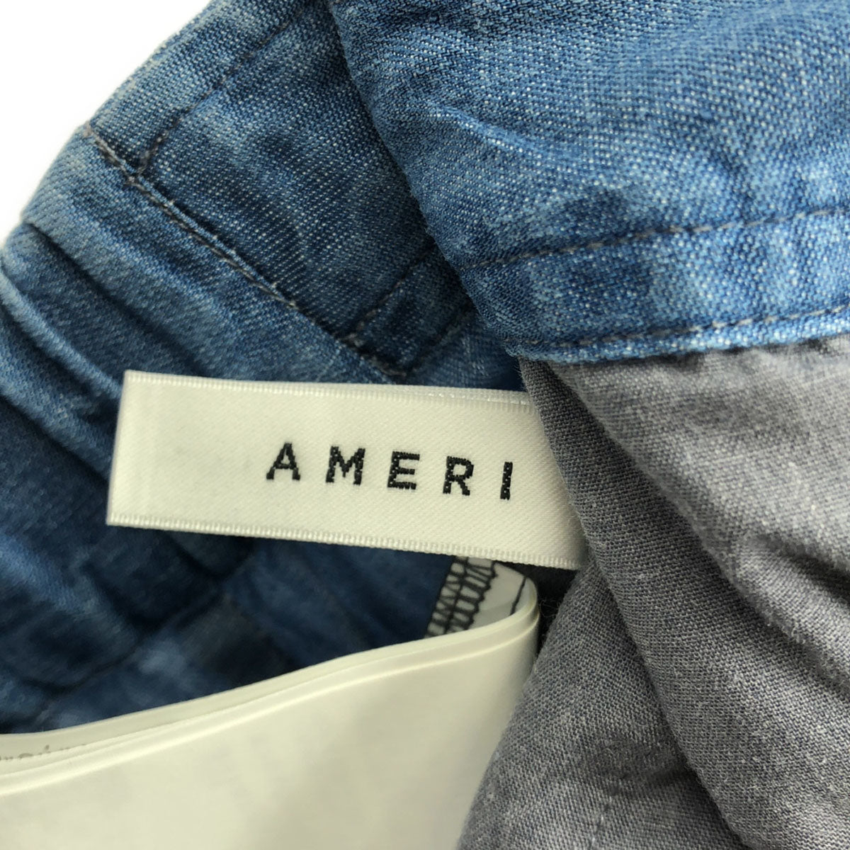 AMERI UNDRESSED アメリ ワイドパンツ M ブルー レディース