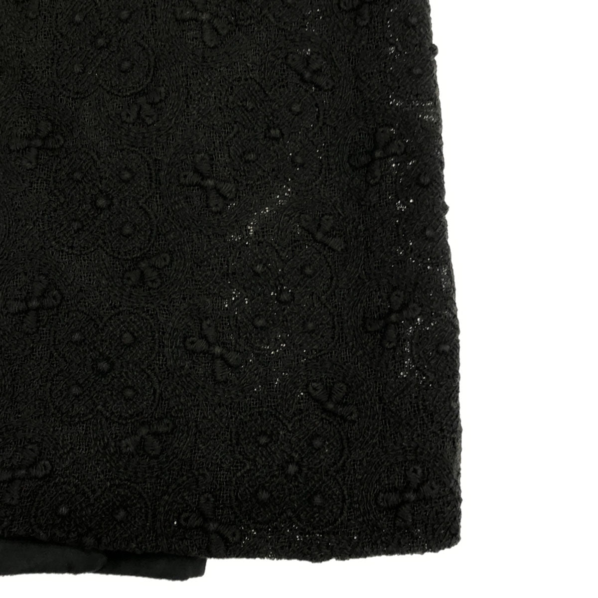 SEE BY CHLOE シーバイクロエ 花柄 コート 38 ブラック 裏地なし レディース