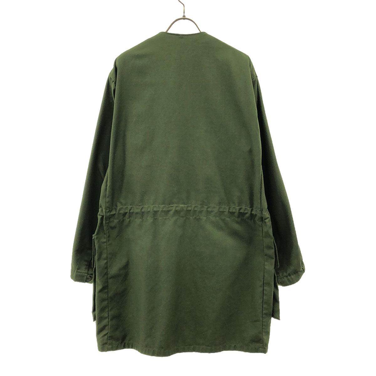 SWEDENISH ARMY スウェーデン軍 70s ヴィンテージ ノーカラー ミリタリーコート カーキ メンズ