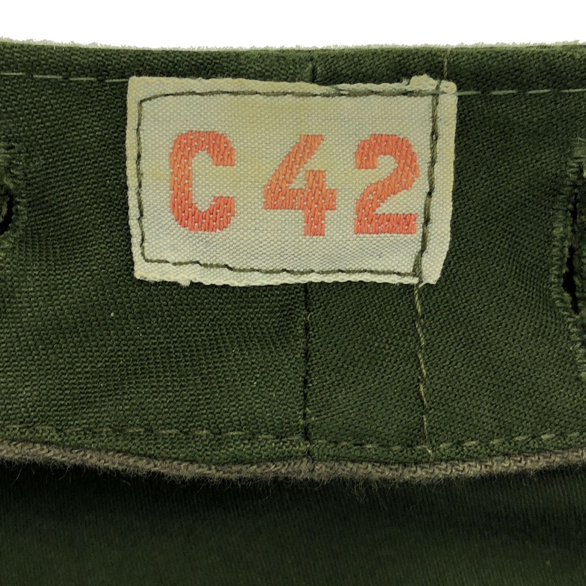 SWEDENISH ARMY スウェーデン軍 70s ヴィンテージ ノーカラー ミリタリーコート カーキ メンズ