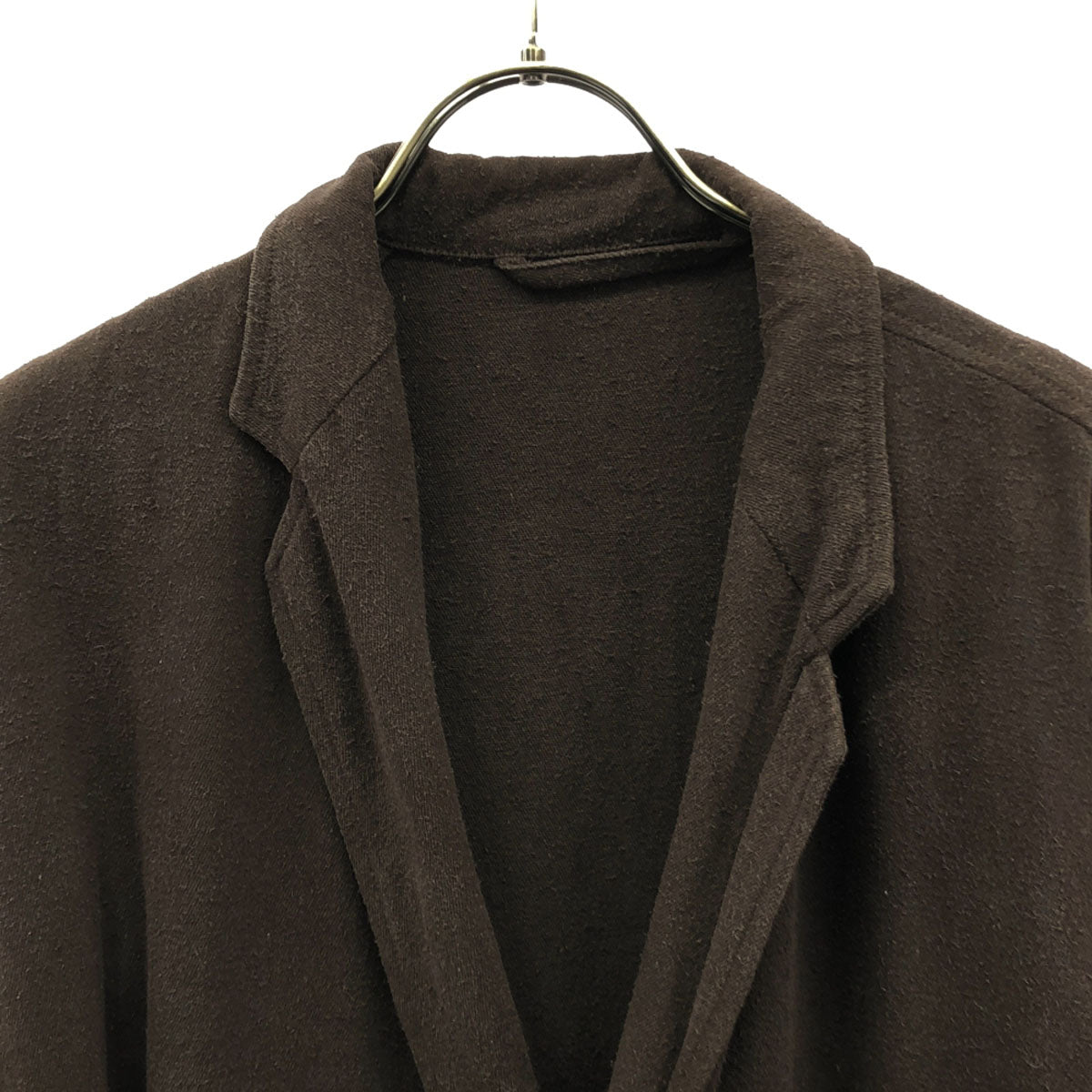 COMOLI コモリ 日本製 シルクネップ ジャケット 2 ブラウン メンズ