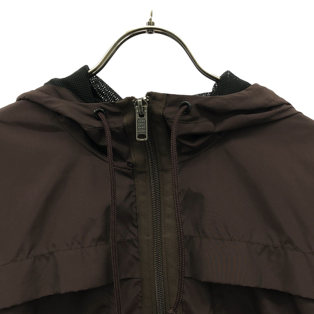 MARC BY MARC JACOBS マークバイマークジェイコブス フーディー ジャケット M ブラウン 裏メッシュ メンズ