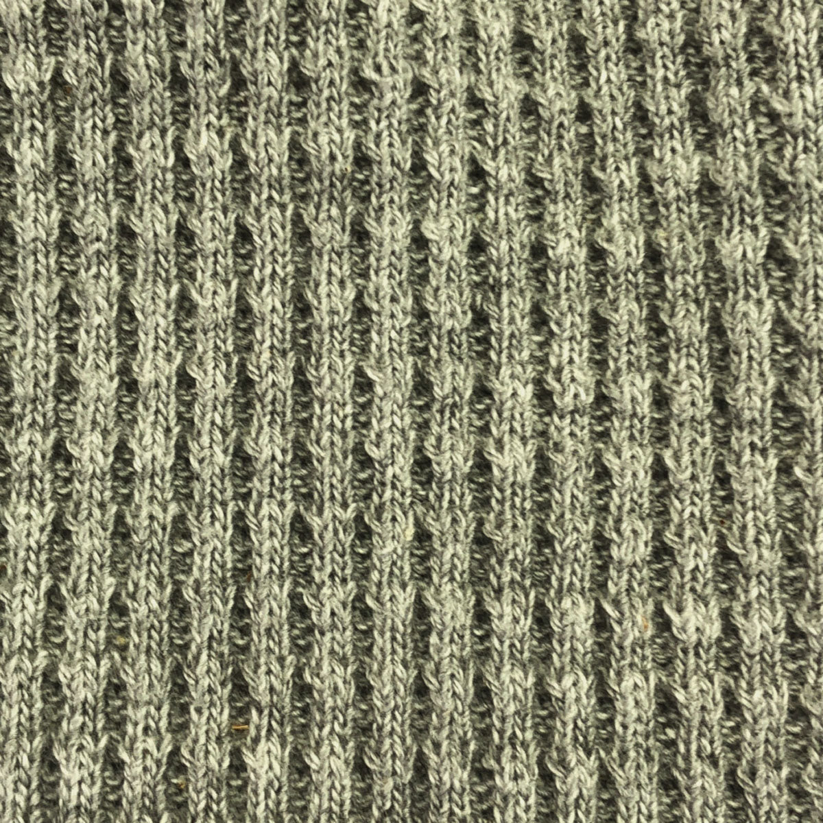 markaware マーカウェア 日本製 長袖 ワッフル タートルネック カットソー 2 グレー レディース