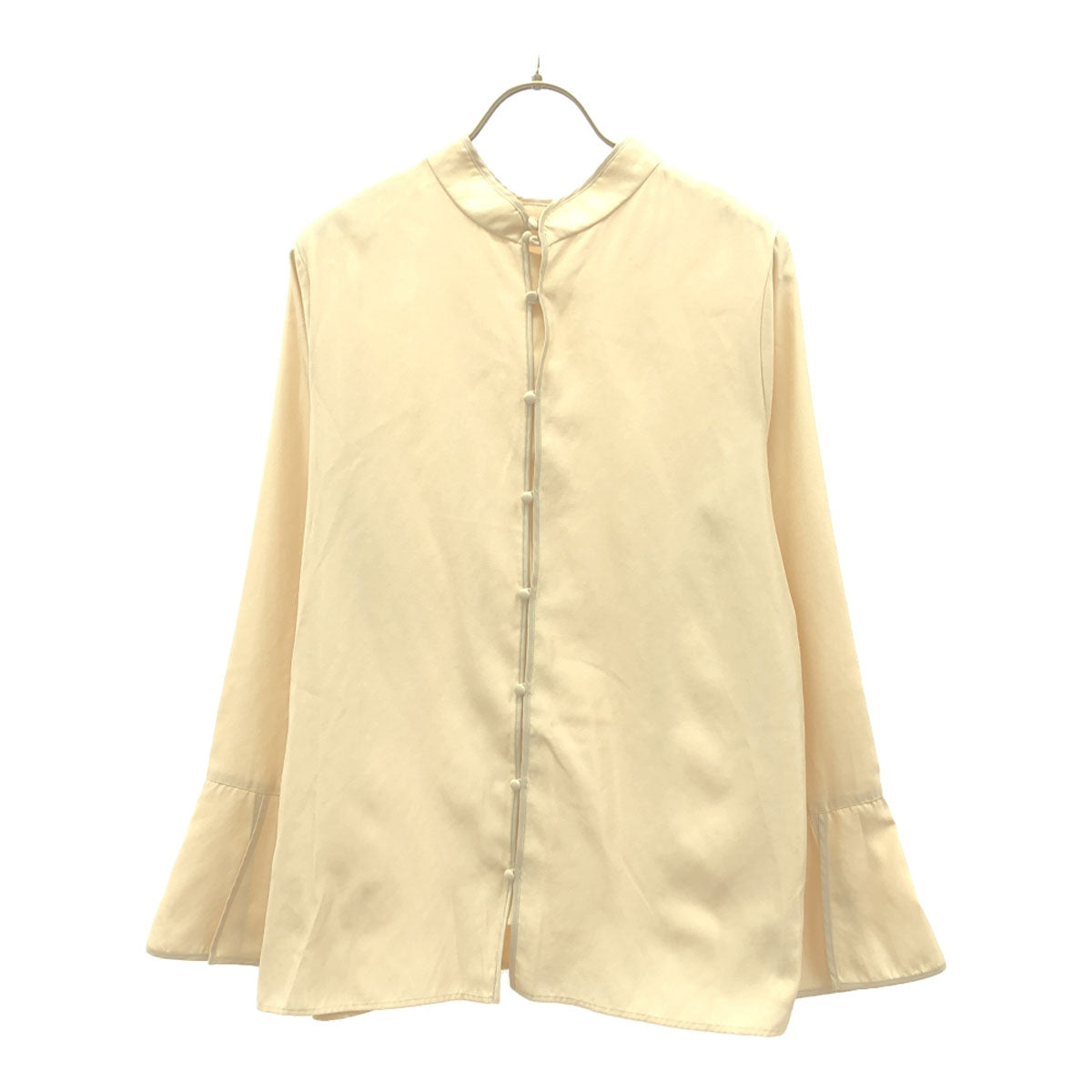 AMERI UNDRESSED アメリ 長袖 チャイ風 2WAY ブラウス F ベージュ レディース