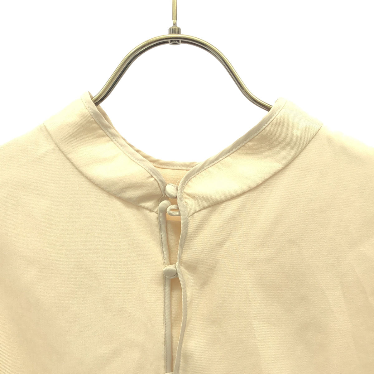 AMERI UNDRESSED アメリ 長袖 チャイ風 2WAY ブラウス F ベージュ レディース