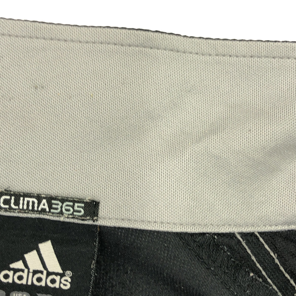 adidas アディダス CLIMA365 ロゴ刺繍 スポーツジャケット L ブラック×ライトグレー トレーニング メンズ