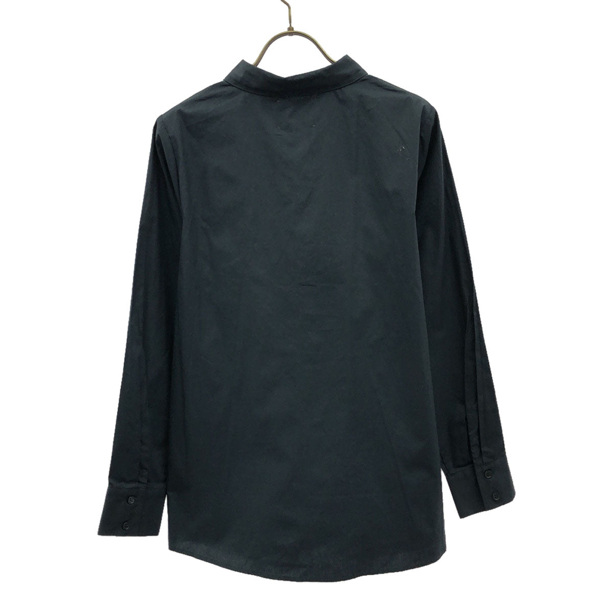 未使用 AMERI UNDRESSED アメリ 長袖 コットンシャツ F ネイビー タグ付き レディース