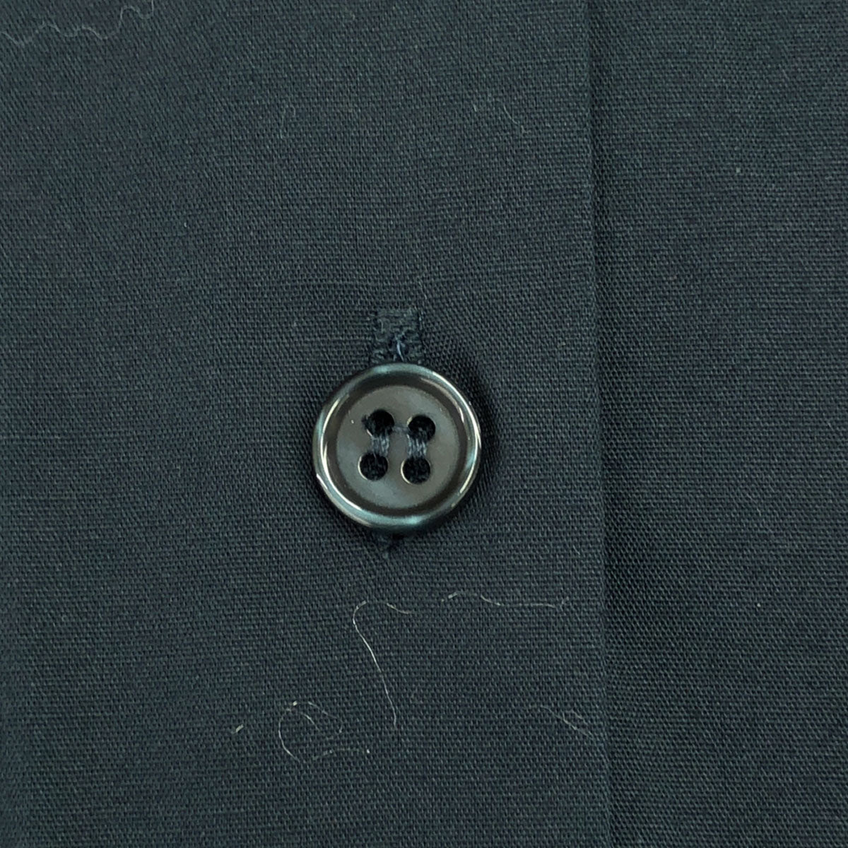 未使用 AMERI UNDRESSED アメリ 長袖 コットンシャツ F ネイビー タグ付き レディース