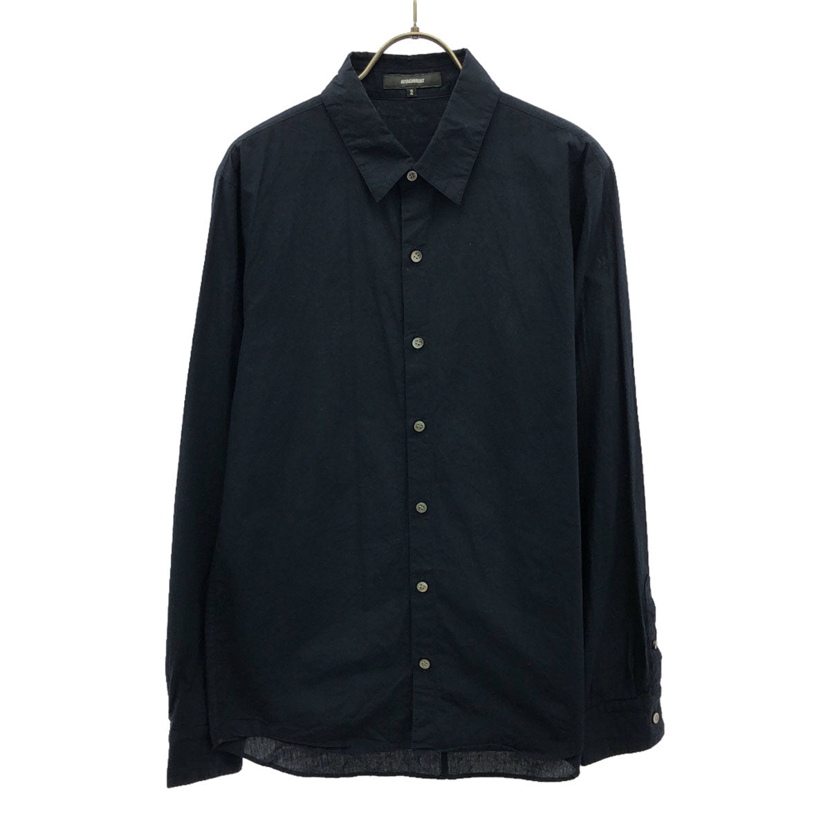 ATTACHMENT アタッチメント 日本製 長袖 シャツ 2 ネイビー メンズ