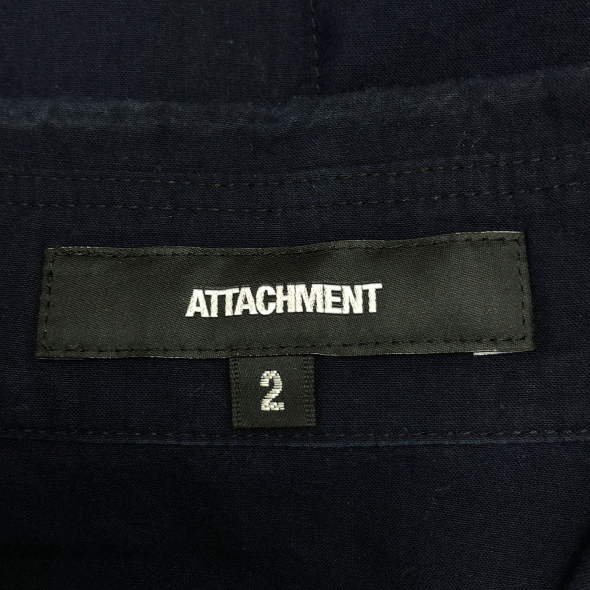 ATTACHMENT アタッチメント 日本製 長袖 シャツ 2 ネイビー メンズ