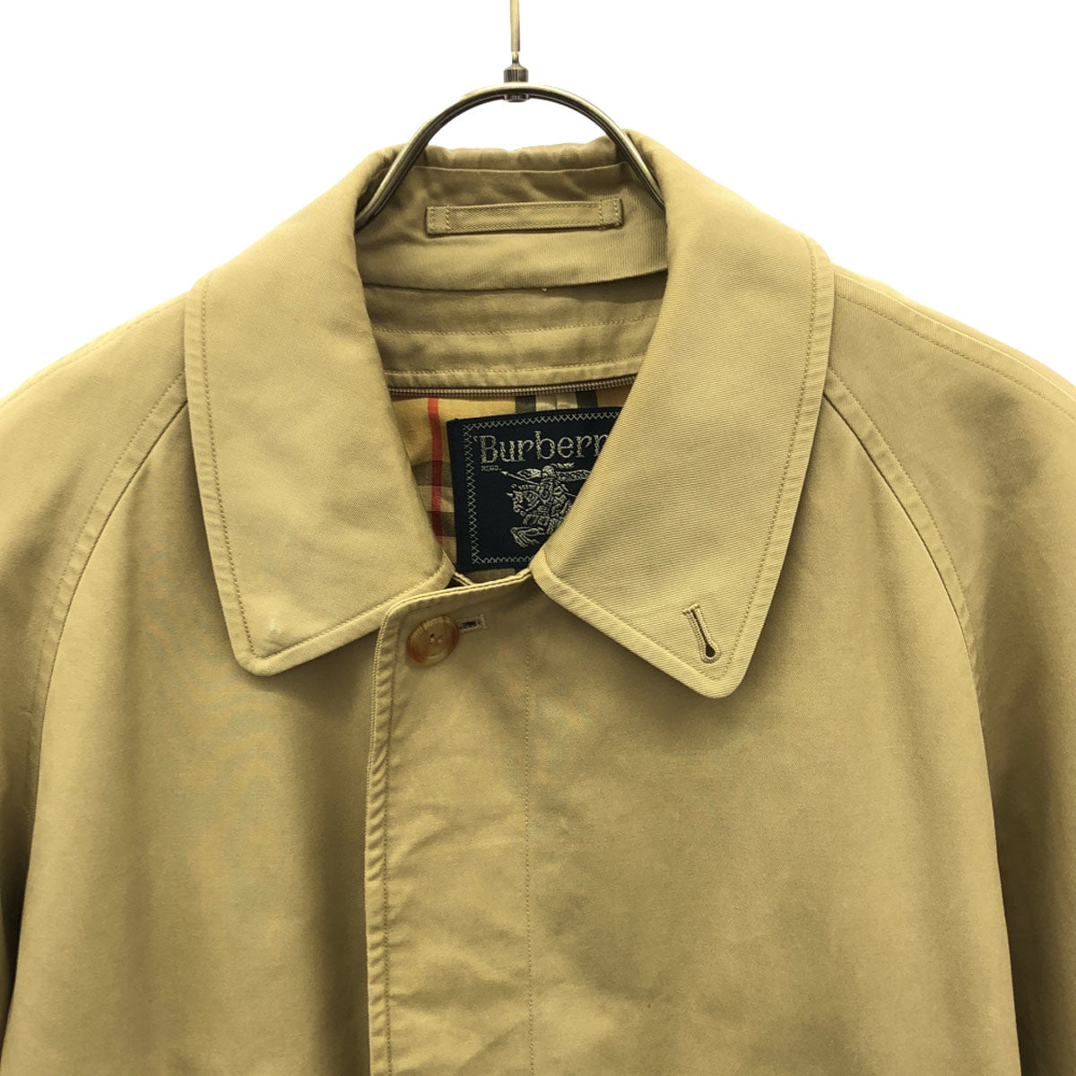 Burberrys バーバリーズ 90s オールド ステンカラーコート 90-165 ベージュ 裏チェック メンズ