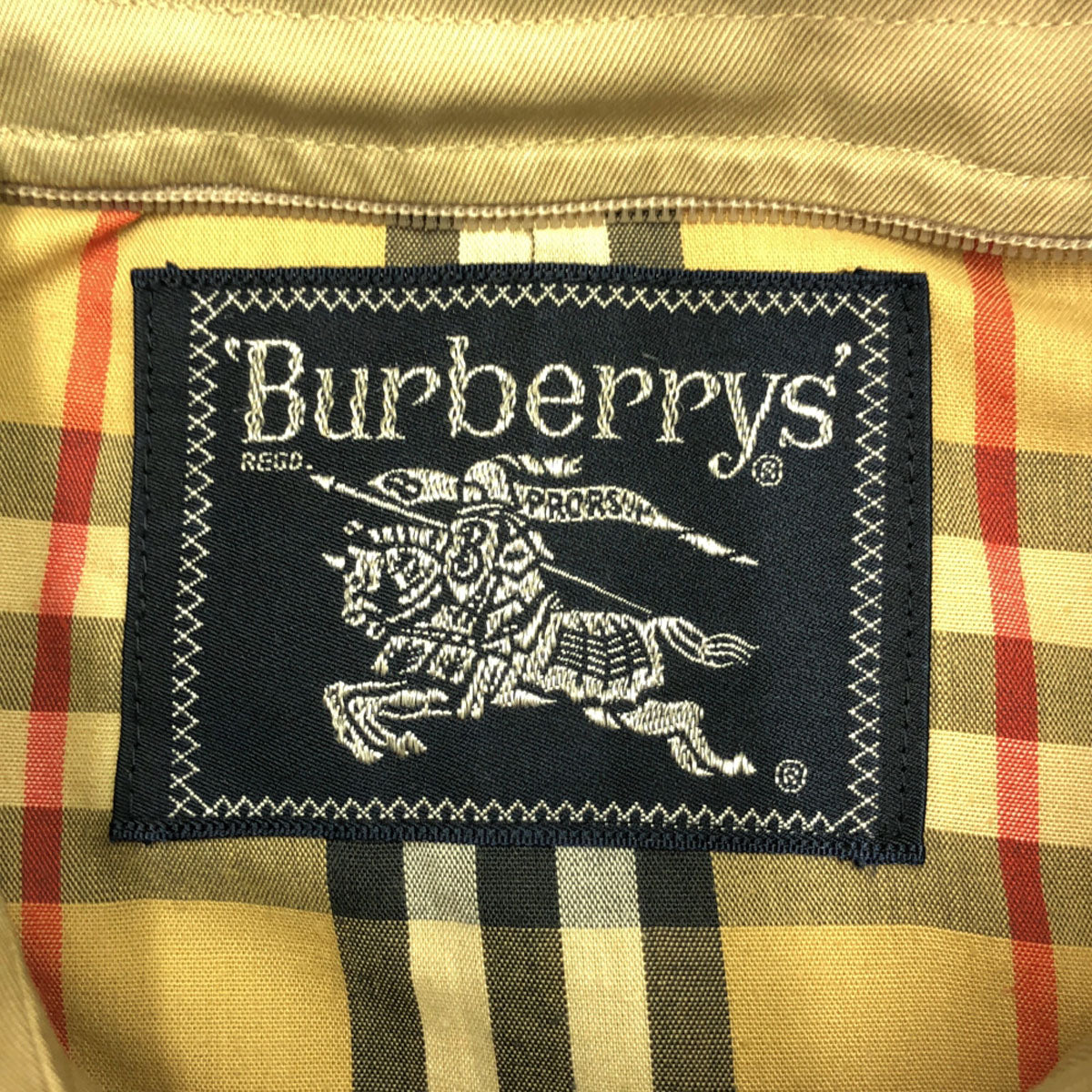 Burberrys バーバリーズ 90s オールド ステンカラーコート 90-165 ベージュ 裏チェック メンズ