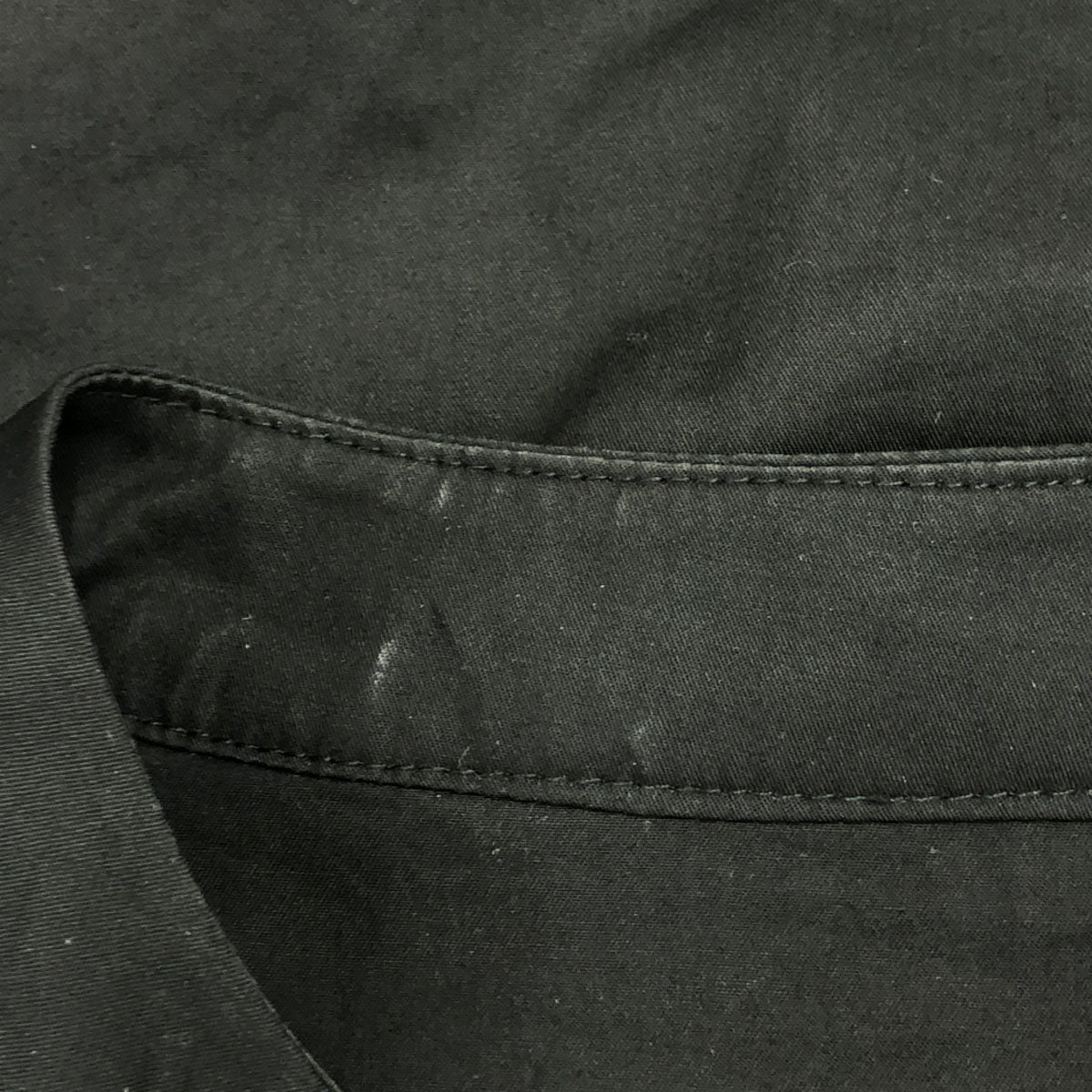 AMERI UNDRESSED アメリ 長袖 ノーカラーシャツ F ブラック ブラウス レディース