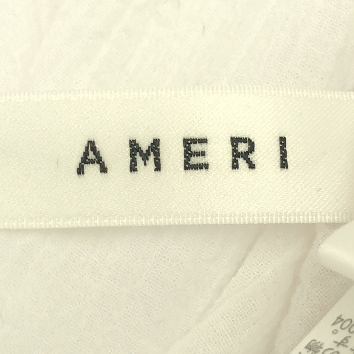 AMERI UNDRESSED アメリ 長袖 パフスリーブ チュニック F ホワイト ブラウス レディース