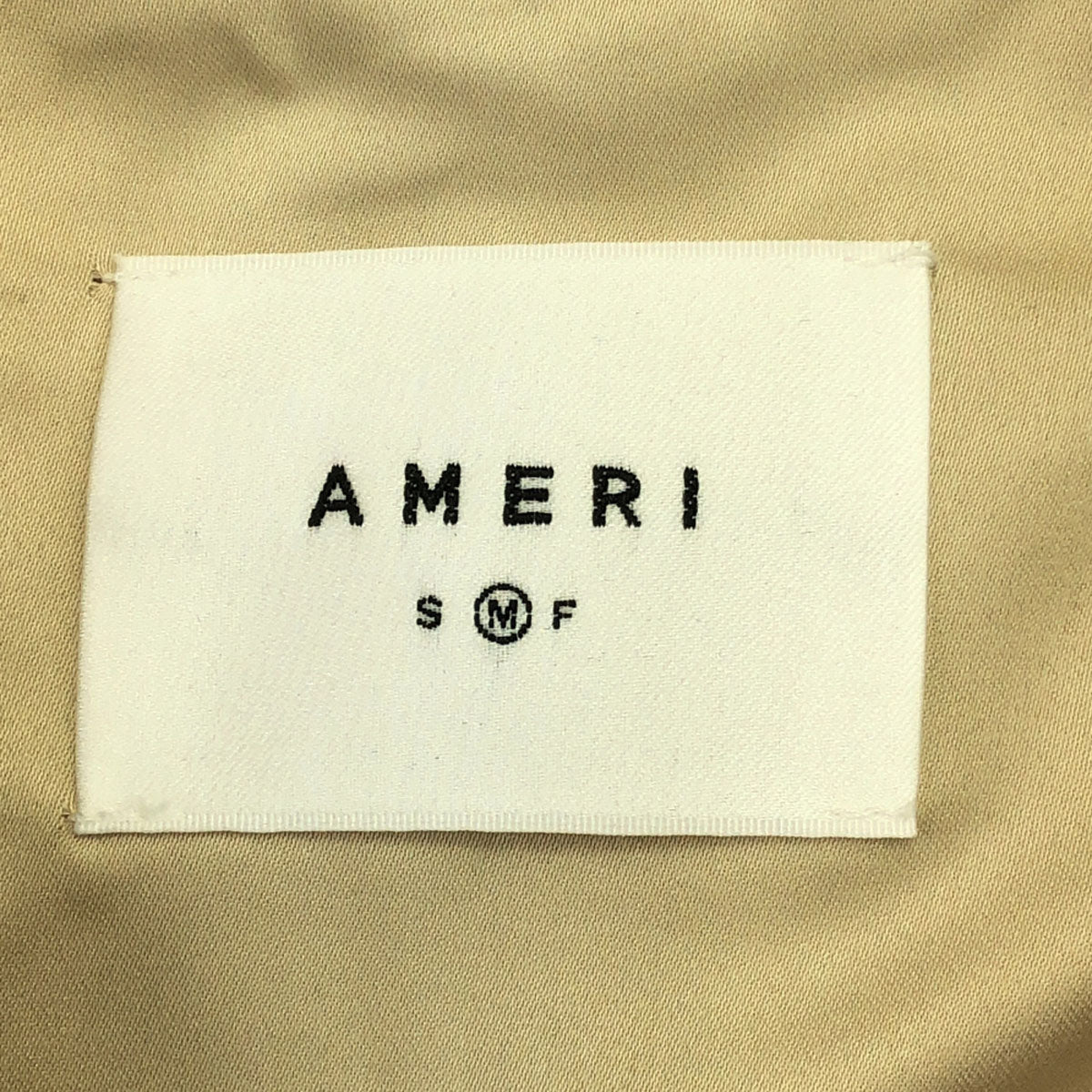 AMERI UNDRESSED アメリ 長袖 ロングワンピース M キャメル レディース