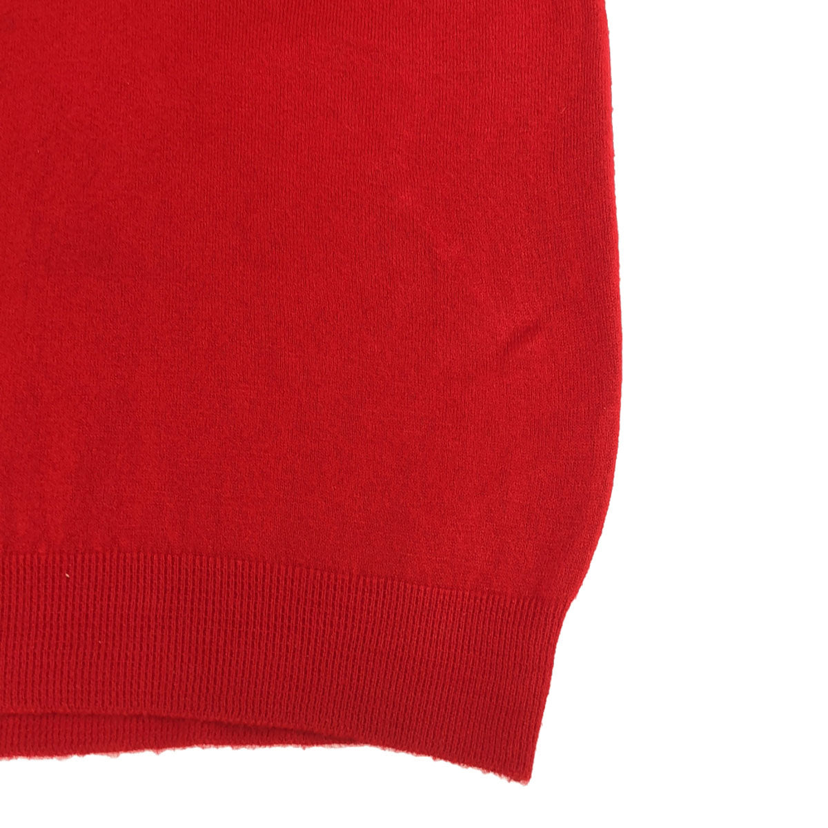 Christian Dior クリスチャンディオール 80s 90s USA製 オールド ロゴ刺繍 Vネック ニットベスト M レッド セーター メンズ