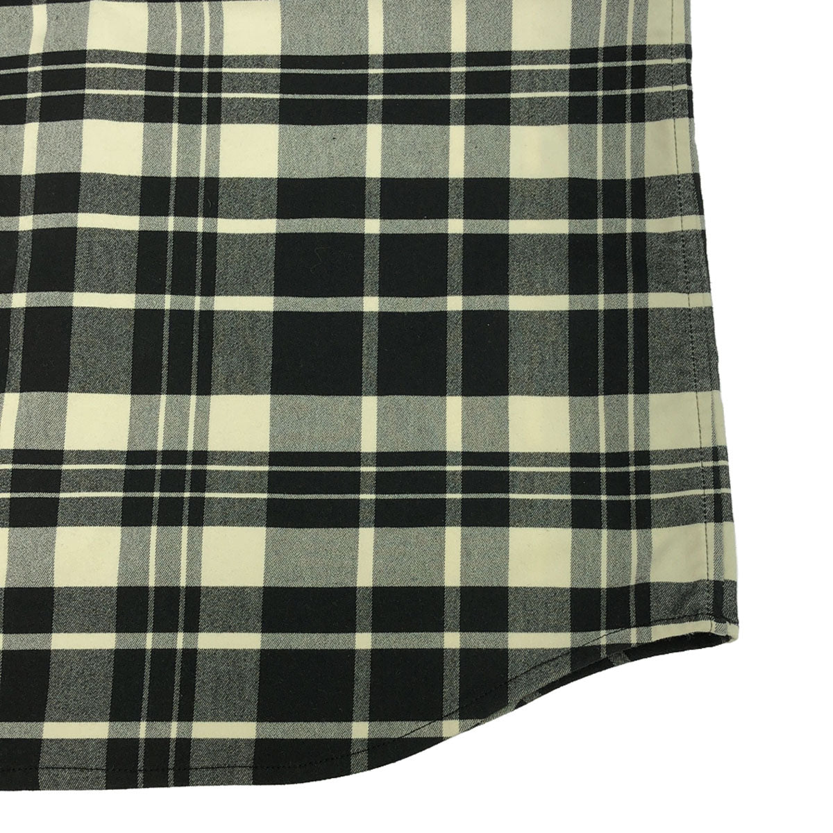 THE NORTH FACE ザノースフェイス チェック柄 長袖 ロングスリーブストレッチフランネル シャツ S ブラック×オフホワイト NRW62031 アウトドア レディース
