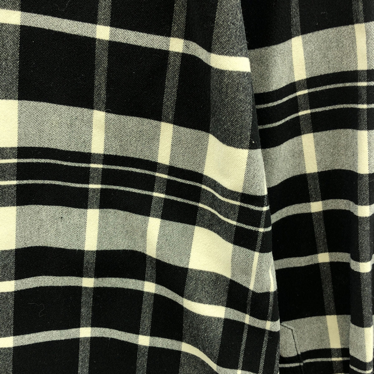 THE NORTH FACE ザノースフェイス チェック柄 長袖 ロングスリーブストレッチフランネル シャツ S ブラック×オフホワイト NRW62031 アウトドア レディース
