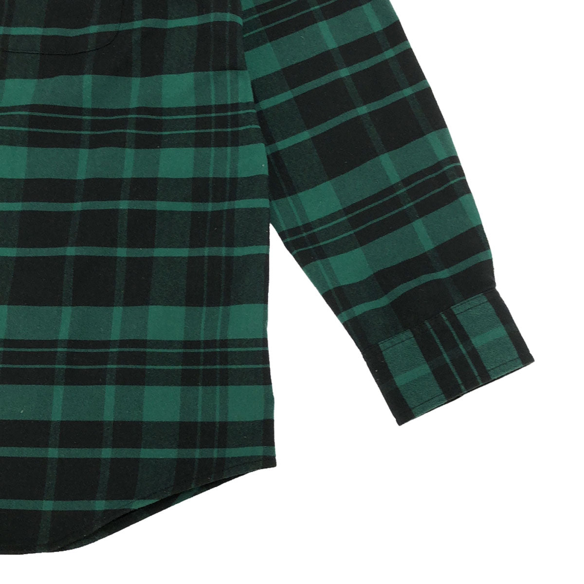 THE NORTH FACE ザノースフェイス チェック柄 長袖 ストレッチフランネル シャツ S ブラック×グリーン NRW62031 アウトドア レディース