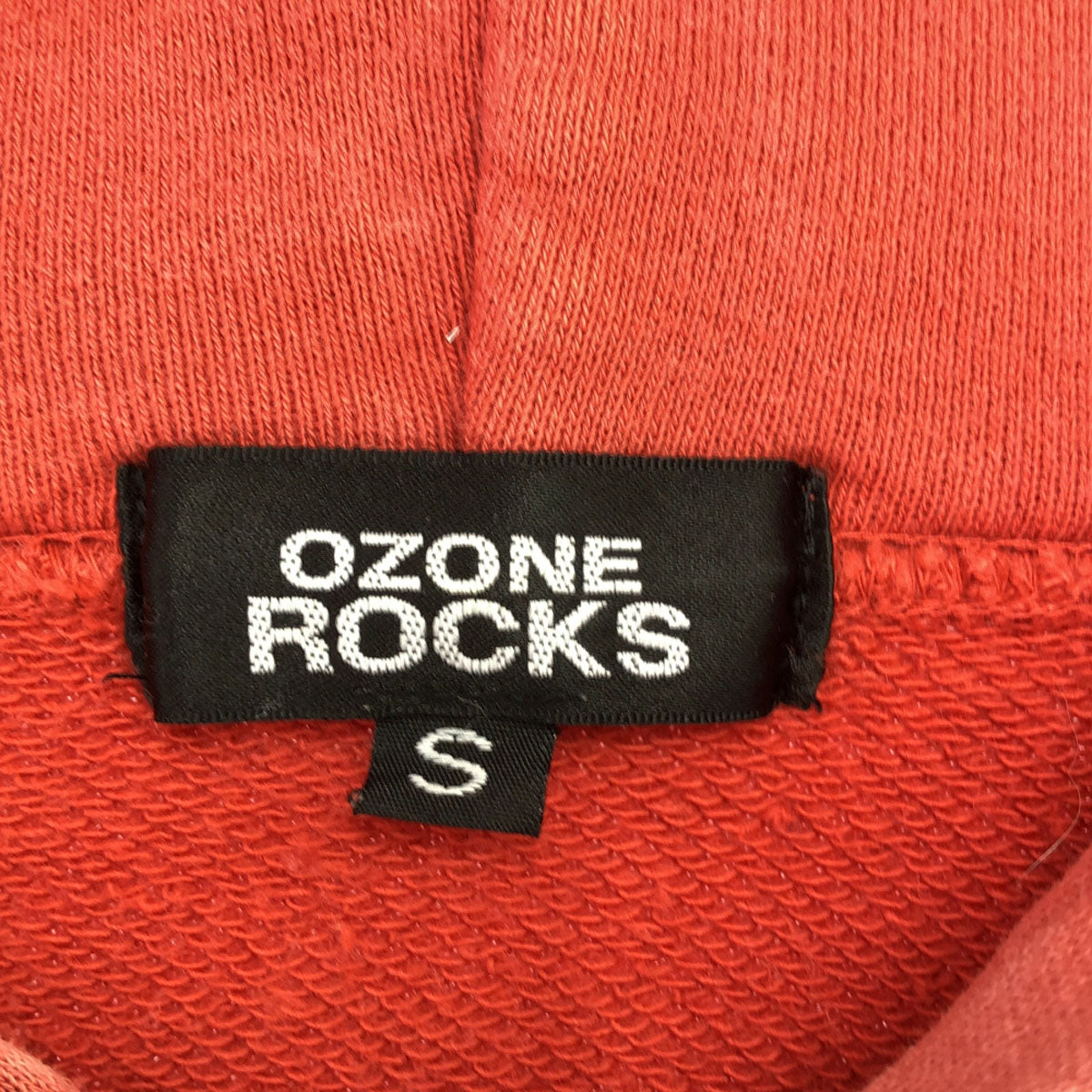 OZONE ROCKS オゾンロックス 日本製 長袖 スウェットパーカー S ピンク プルオーバー メンズ