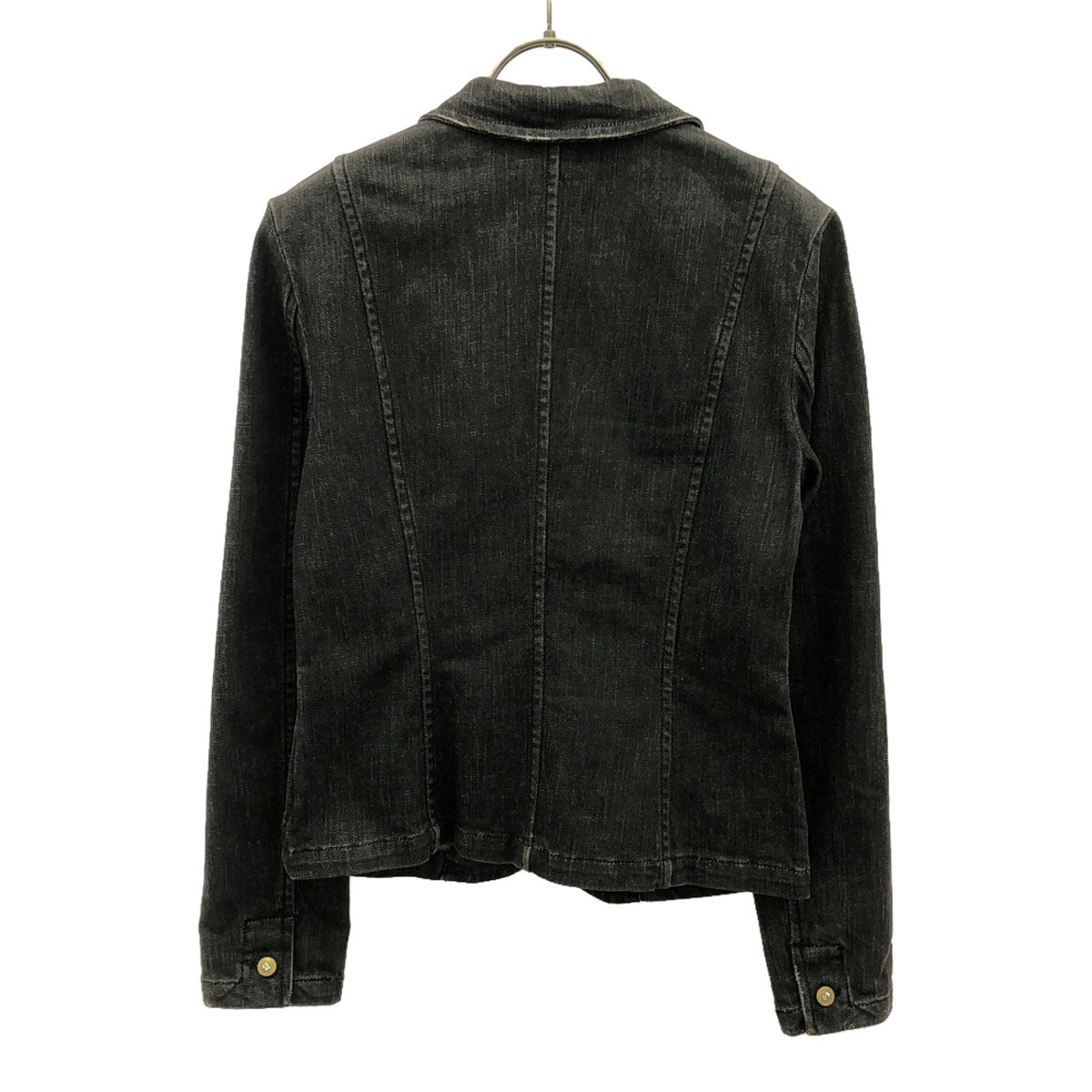 MAX&CO マックスアンドコー イタリア製 デニムジャケット 38 ブラック系 レディース